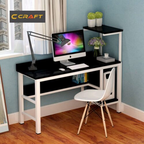 furniture stores near me Good looking writing desk With Shelve | cc-st-031