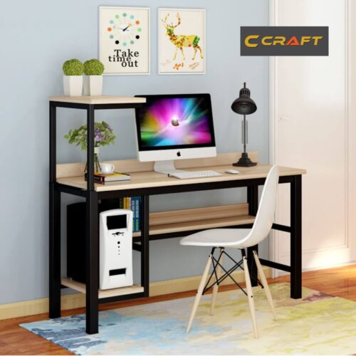 furniture stores near me Good looking writing desk With Shelve | cc-st-031