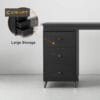 Modern Computer Desk with Drawers