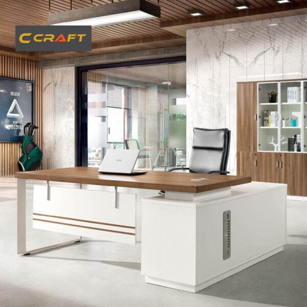 CEO Desk with Side Cabinet | CT-001 - Image 5