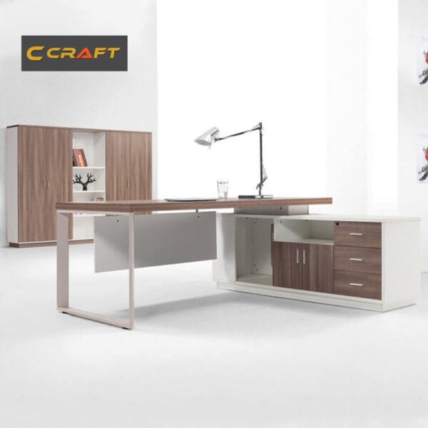 CEO Desk with Side Cabinet | CT-001 - Image 2