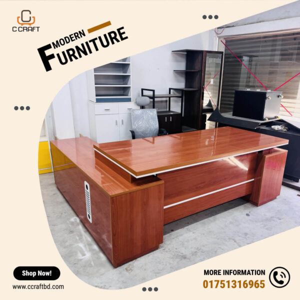 md-Instagram_Ccraft Luxurious MD Table Director Table CEO Table | DT-136