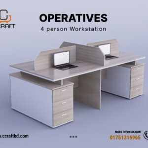 OPERATIVE 4-person workstation-1