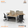 Bizzy 3-Seat Workstation (2)