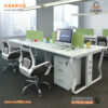 Cassius 4-Seat Workstation