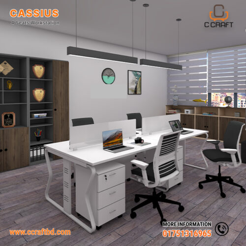 Cassius 4-Seat Workstation(1)