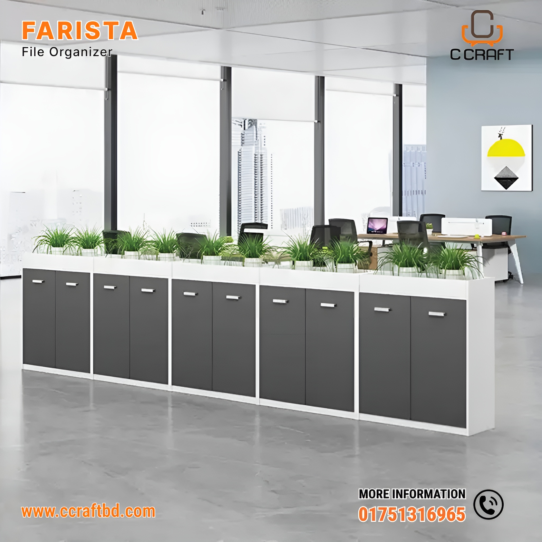 FARISTA File Cabinet FCV6-005