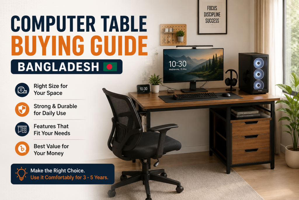 Computer Table Buying Guide Bangladesh 1 Computer Table Buying Guide Bangladesh