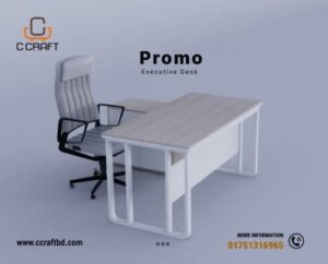 Promo Executive Table DTV6-007 with side cabinet